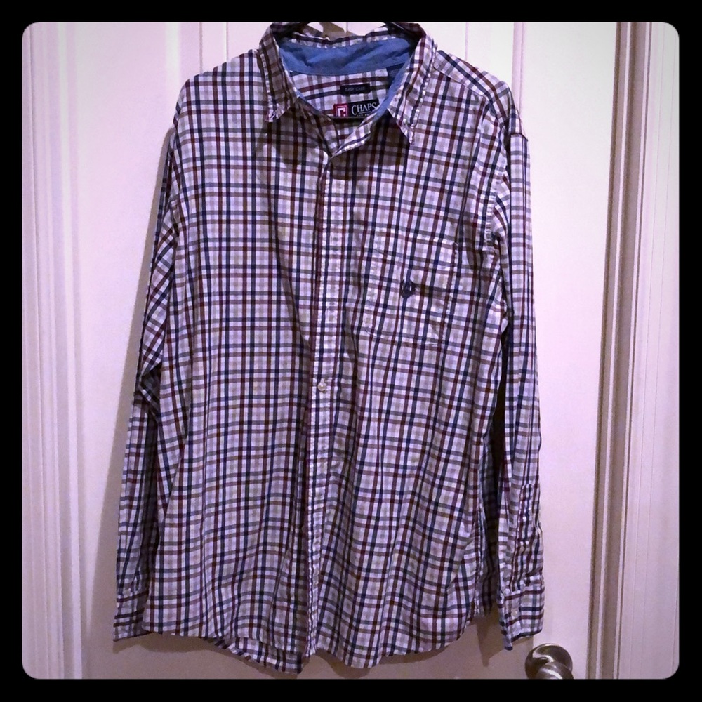 Men’s Chaps plaid button up